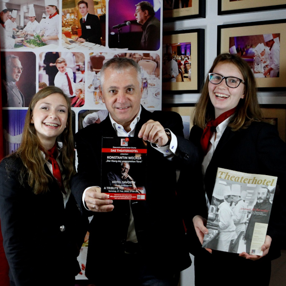 Abb 5.: Jennifer Göller,  Erich Hartmann (PR-Genie) und Elisabeth Querfeld